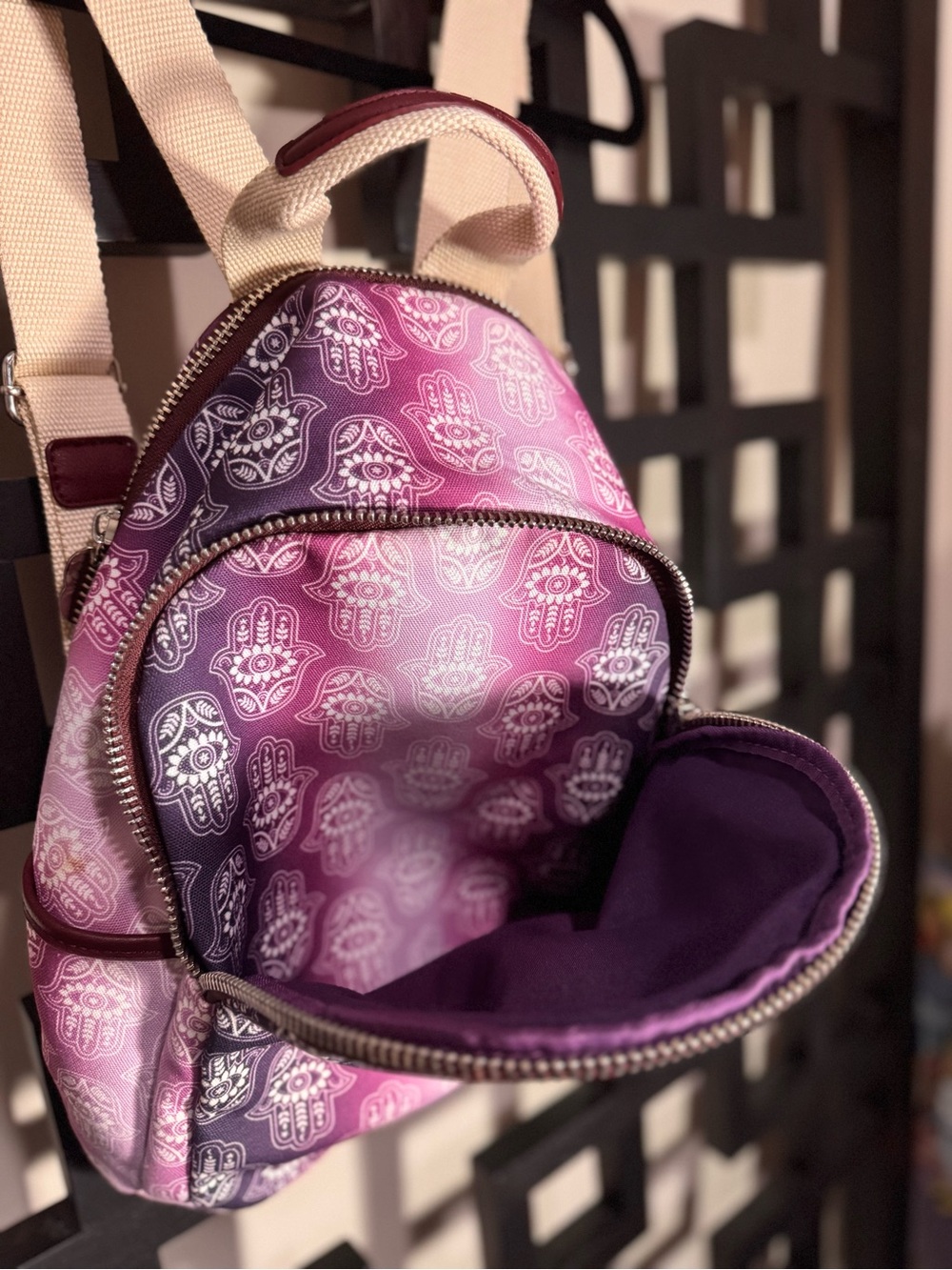Ivory Ella Mini Backpack - Picture 4 of 7